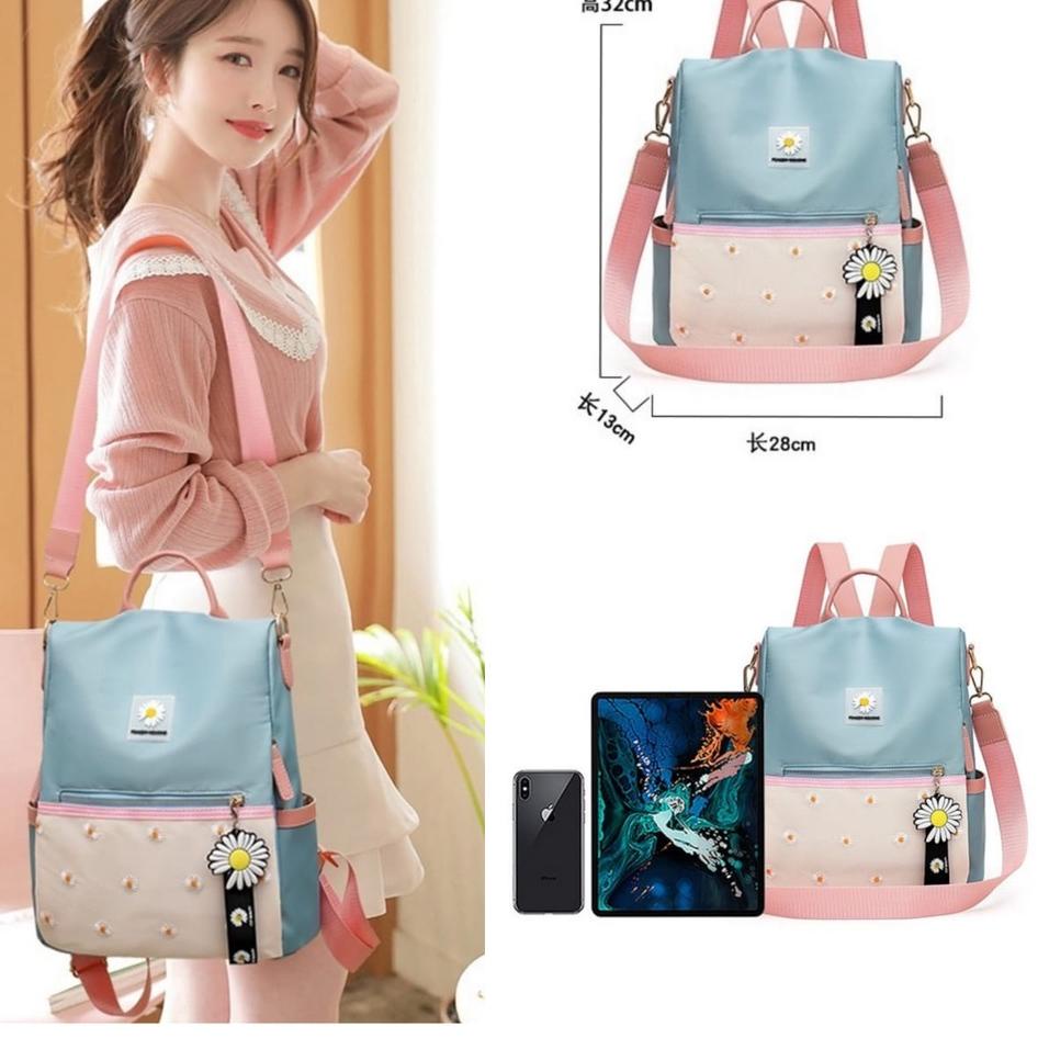 Jual Best Seller.. TAS RANSEL KOREA WANITA ANTI AIR IMPORT PREMIUM ORI ...