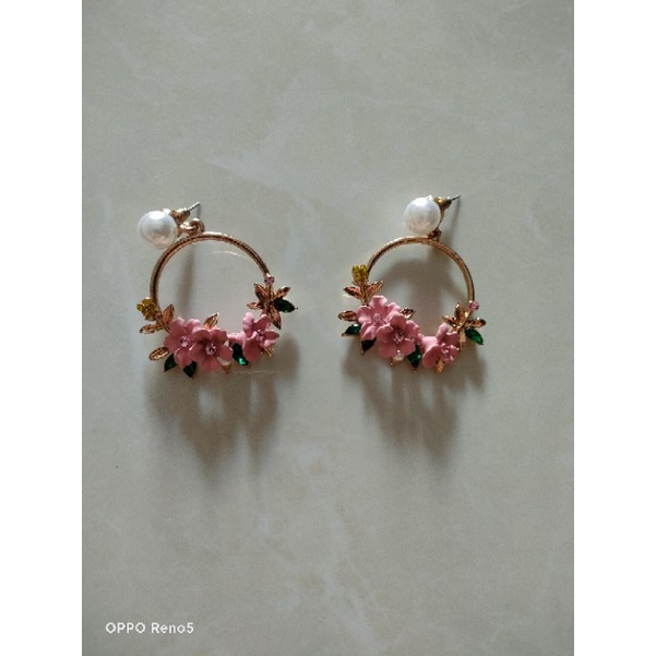 Jual ANTING KOREA MODEL BUNGA | Shopee Indonesia