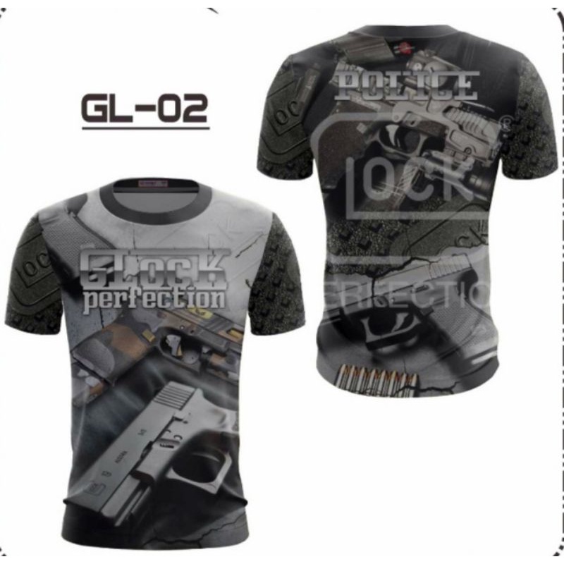 Jual JERSEY GLOCK 02 SUBLIM / KAOS GLOCK 02 FULLPRINT Shopee Indonesia