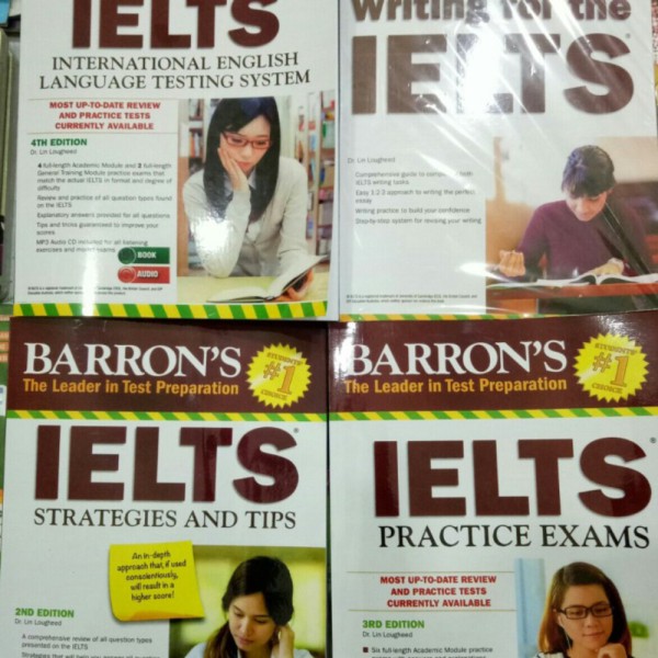 Jual Buku Ujian Barron's IELTS Superpack 4 Book Dvd Audio Listening ...