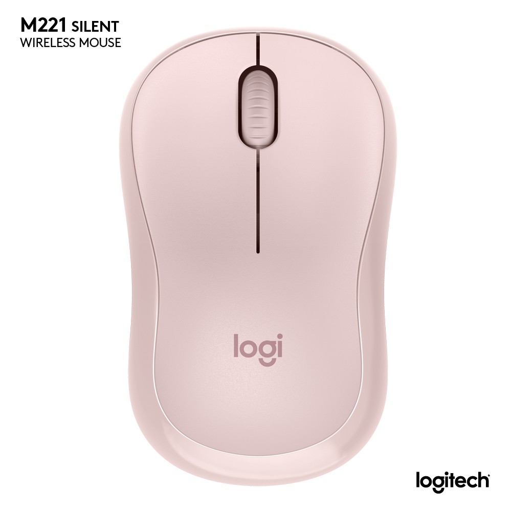 Jual Logitech Mouse Wireless M221 Silent Rose Wireless Mouse M 221 Pink Shopee Indonesia 8268