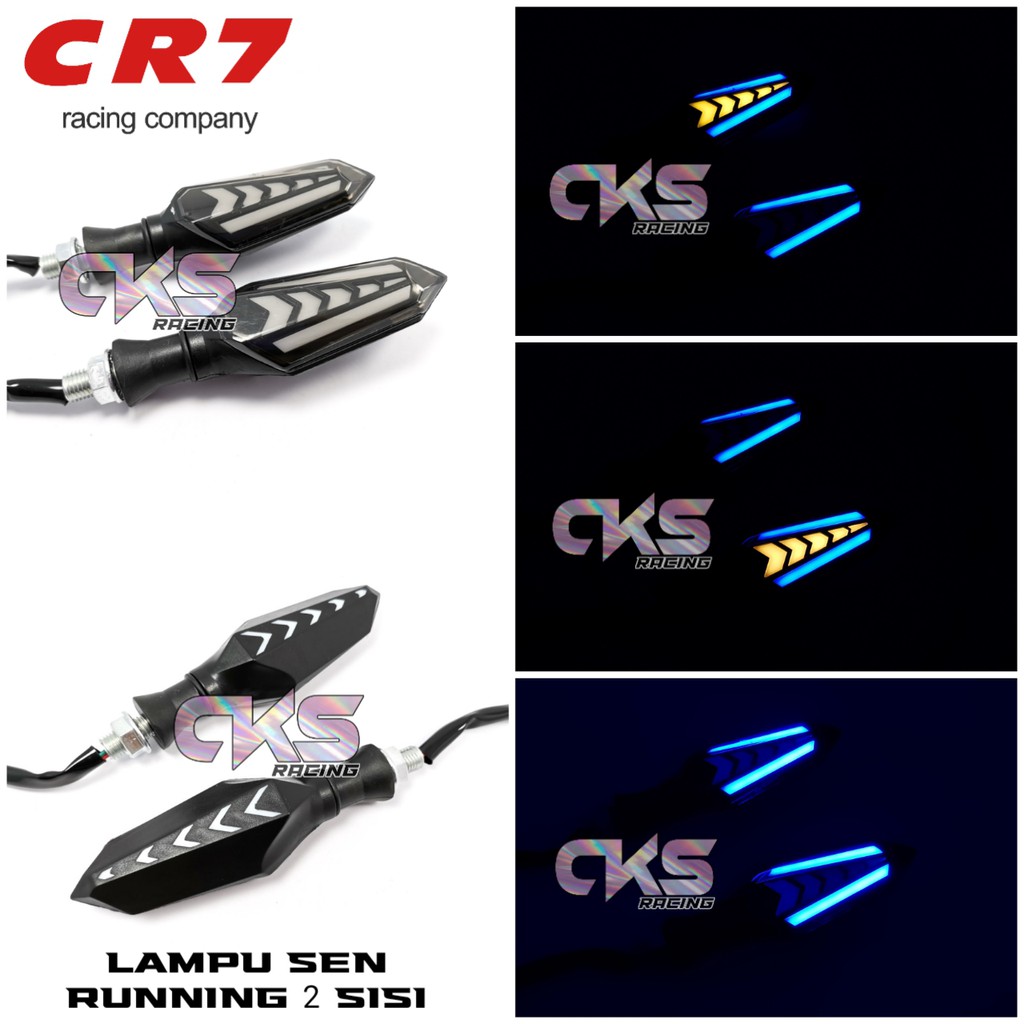 Jual Lampu Led Sein Sen Panah Running 2 Sisi Senja Universal Vixion