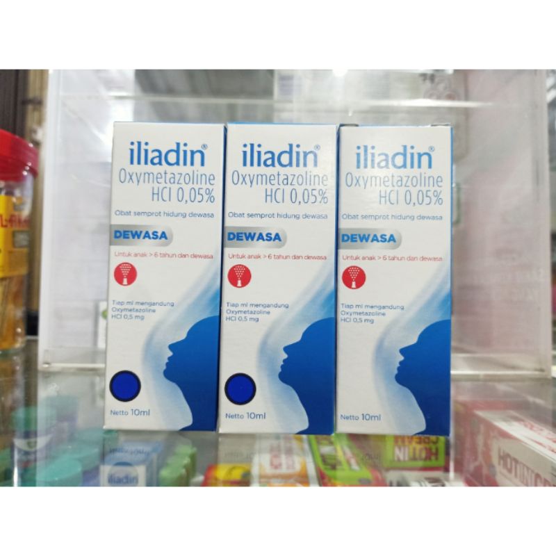 Jual Iliadin 0,05% Nasal Spray / Semprot Hidung 10 Ml | Shopee Indonesia