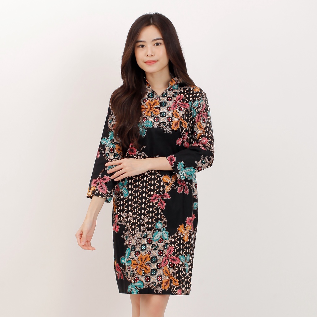 Jual Baju Batik Wanita - Dress Batik Wanita 586 - 571 7/8 Mrs1 | Shopee ...