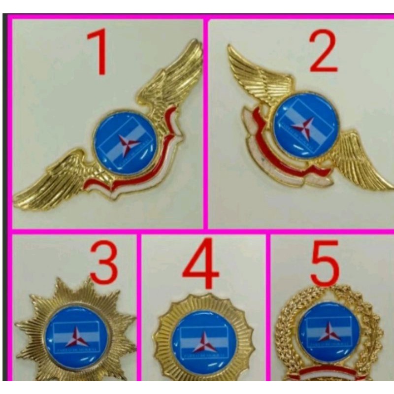 Jual pin bros partai demokrat magnet | Shopee Indonesia