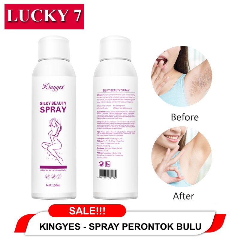 Jual Kingyes Hair Removal Spray Perontok Bulu Menghilangkan Bulu Ketiak