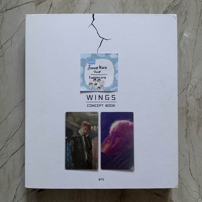 Bts wings concept 2024 book jimin pc lenticular photocard