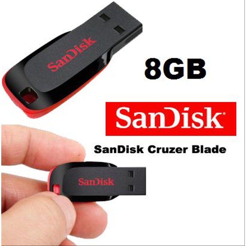 Jual USB Flashdisk FD FlashDrive SanDisk 8GB - 8 GB Cruzer Blade ...