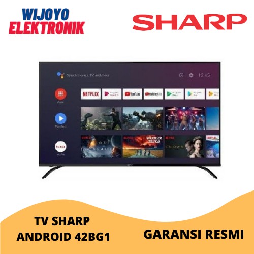 Jual TV SHARP LED 42'' 42BG1 ANDROID TV GARANSI RESMI & TERMURAH ...