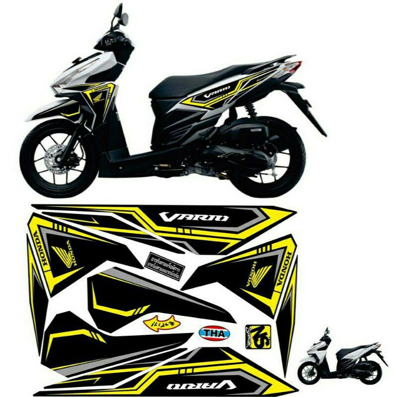 Jual sticker vario 125 150old custom striping | Shopee Indonesia
