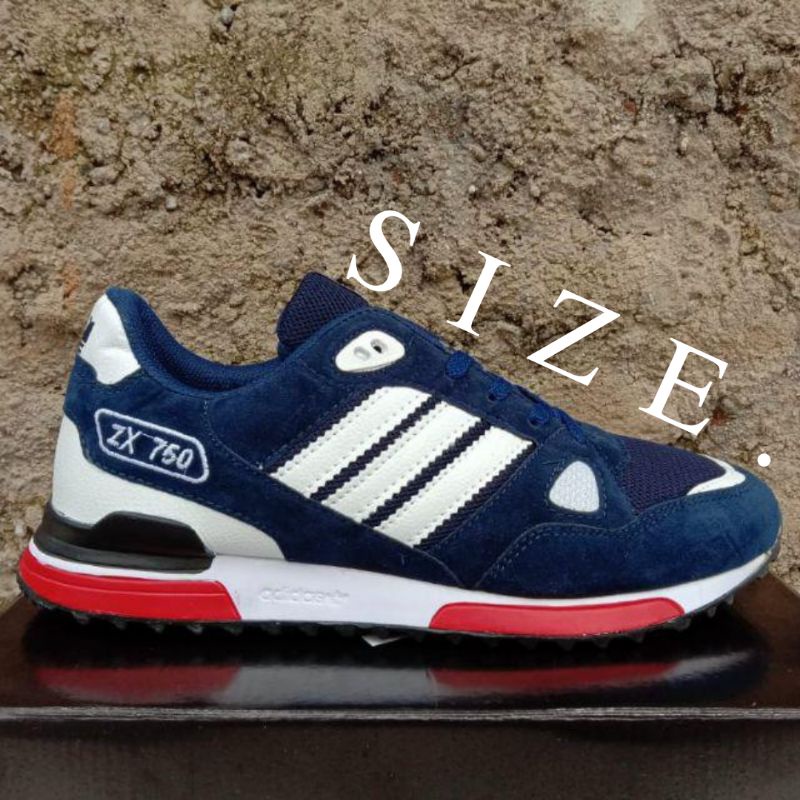 Jual (PREMIUM ADIDAS) SEPATU ADIDAS ZX 750 suede SNEAKERS MADE IN
