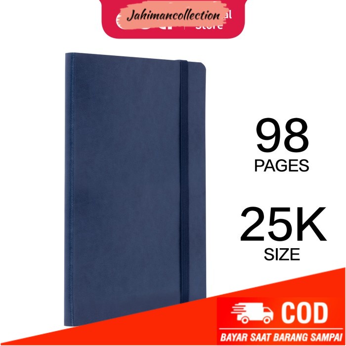 Jual BISA COD Deli High Quality Notebook Bahan Kulit 96 Lembar Ukuran ...