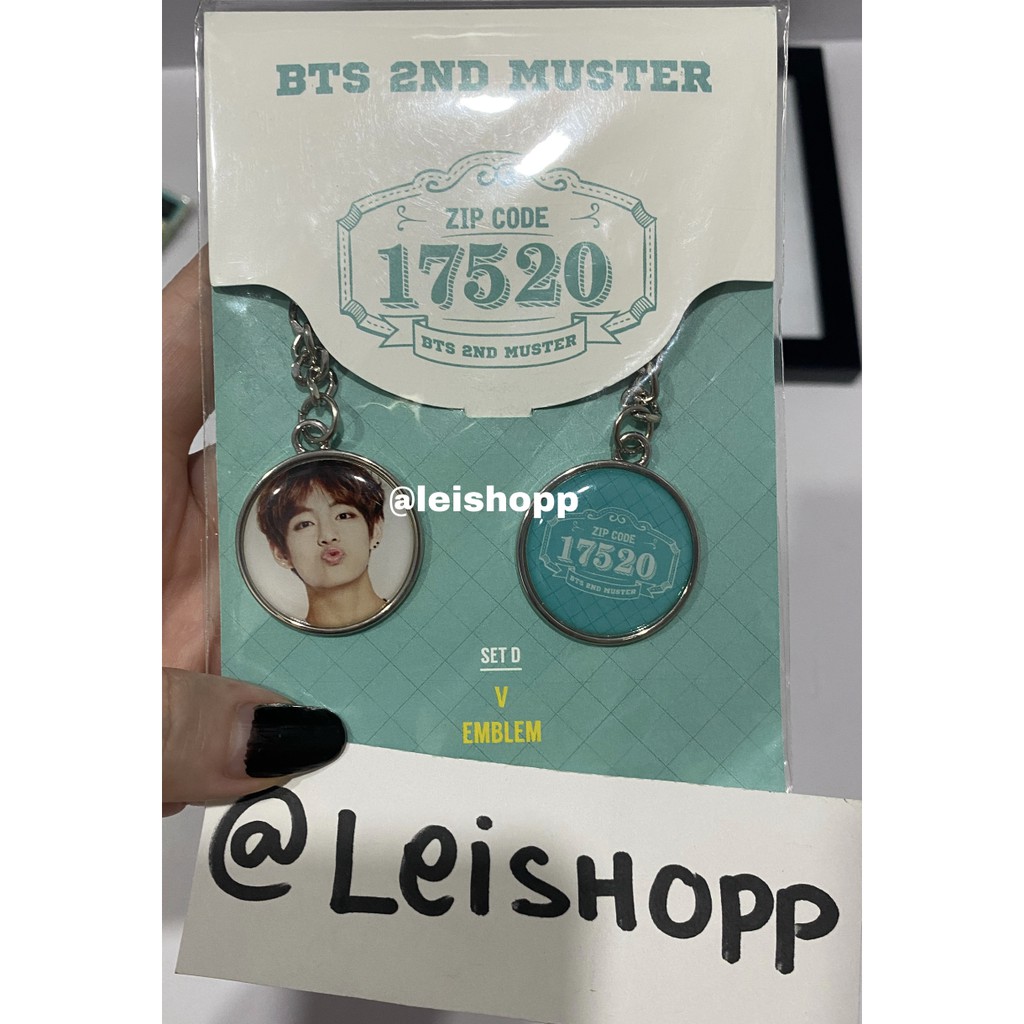 Jual BTS 2nd Muster ZipCode 17520 - Keychain / Gantungan Kunci