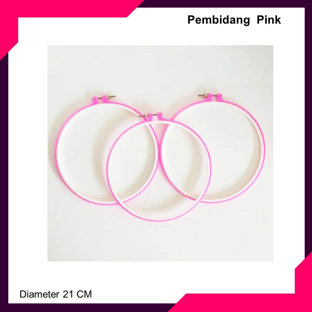 Jual MIDANGAN PEMBIDANG HOOP PLASTIK. EMBROIDERY HOOP PLASTIC UNTUK ...