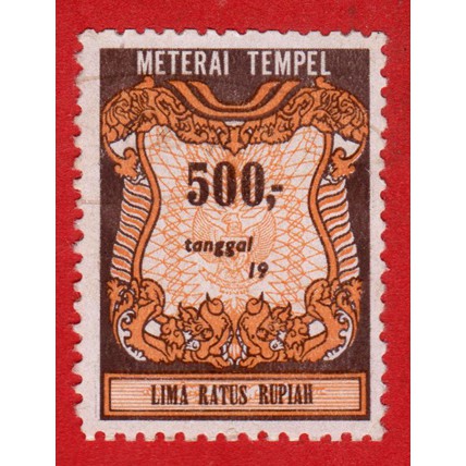 Jual Materai Rp 500 Pemakaian Tahun 1986 sd 1990 | Shopee Indonesia