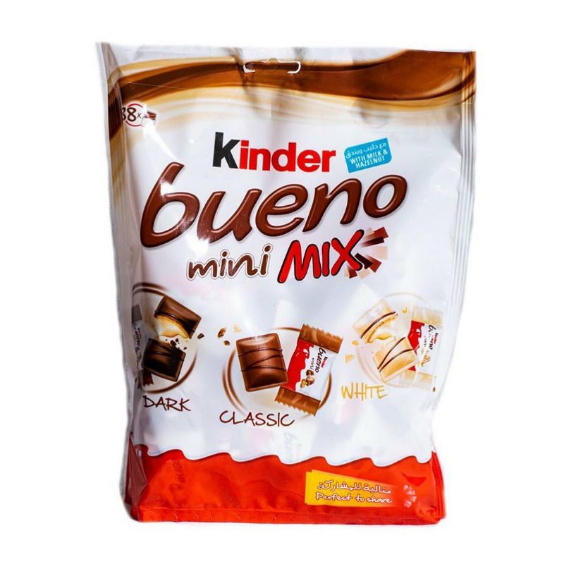 Jual Kinder Bueno Mini Mix Halal - Kinder Bueno MINI Dark/Ori/White ...