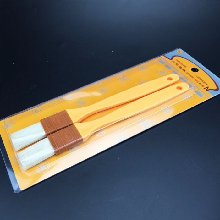 Jual Sanneng SN41194 Pastry Brush / Kuas Kue Roti Wool set isi 2pcs ...