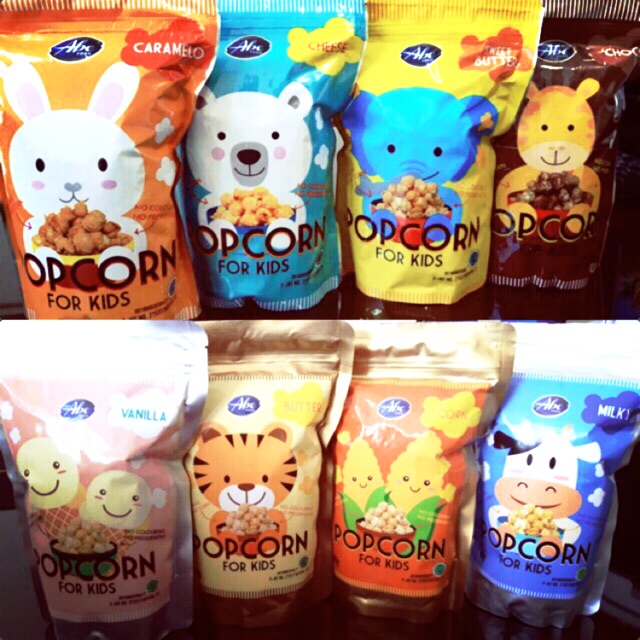 Jual Abe Food Popcorn For Kids 80gr / Halal No MSG, No Pengawet