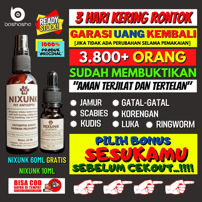 Jual Az Nh Obat Jamur Kucing Anjing Kelinci Obat Scabies Kudis Luka