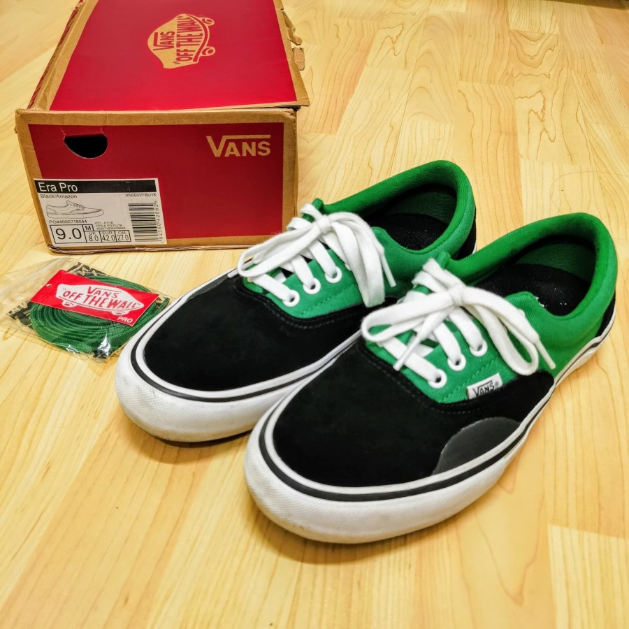 Vans era pro black amazon new arrivals