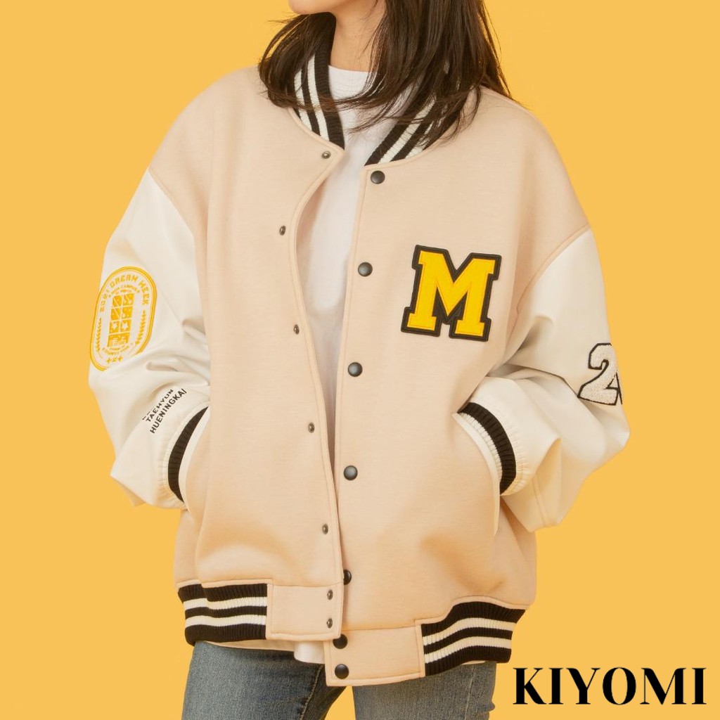Jual JAKET KPOP TXT MOA CAMPUS VARSITY | Shopee Indonesia