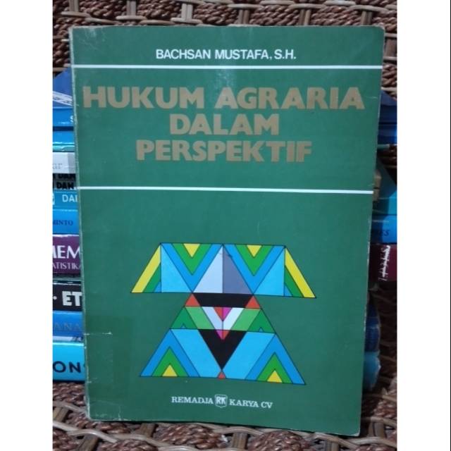 Jual BUKU ORIGINAL HUKUM AGRARIA DALAM PERSPEKTIF PENULIS BACHSAN ...