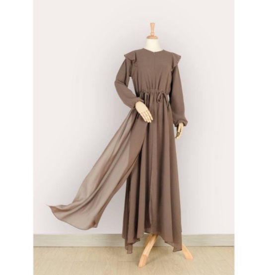 Jual Mininos Deera Dress Gamis Ceruty Remaja Muslimah | Shopee Indonesia