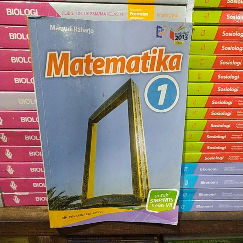 Jual Buku Matematika Untuk SMP MTS Kelas 1 (original) | Shopee Indonesia