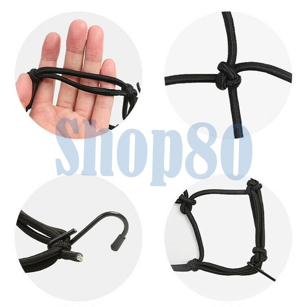 Jual Tali Jaring Cargo Net Sepeda Motor Karet Pengikat Jala Helm Barang ...