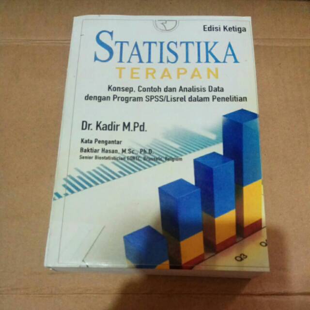 Jual Statistika Terapan Konsep Contoh Dan Analisis Data Dengan Program ...