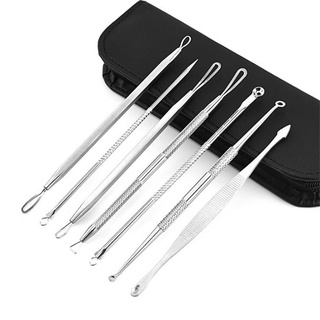 3/4/5PCS Acne Blemish Remover Blackhead Extractor Black Dots Cleaner  Needles Hook Black Spots Pore Cleanser Skin Care Tools - AliExpress