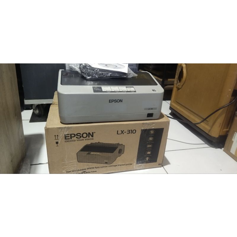 Jual Printer Dot Matrix Epson Lx 310 Normal Siap Pakai Lengkap Dos N Cd Drive Shopee Indonesia 7102