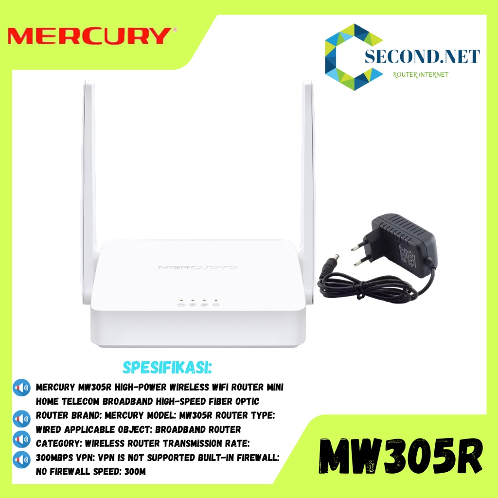 Jual MERCURY MW305R HIGHPOWER WIRELESS WIFI ROUTER MINI HOME