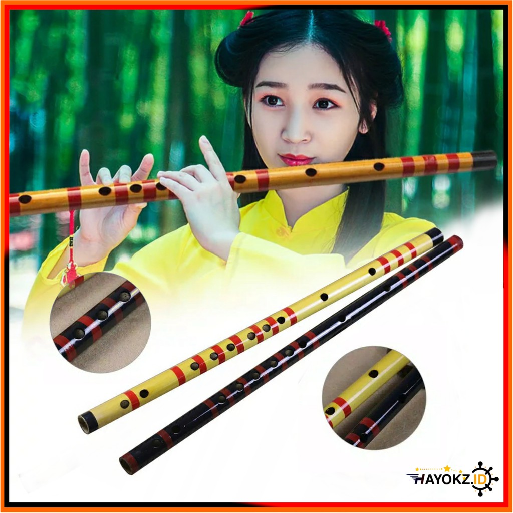 Jual Seruling Bambu Import Professional Flute Bamboo Woodwind Musical