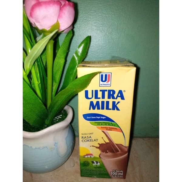 Jual Susu Ultra Milk Cokelat 200 Ml Shopee Indonesia