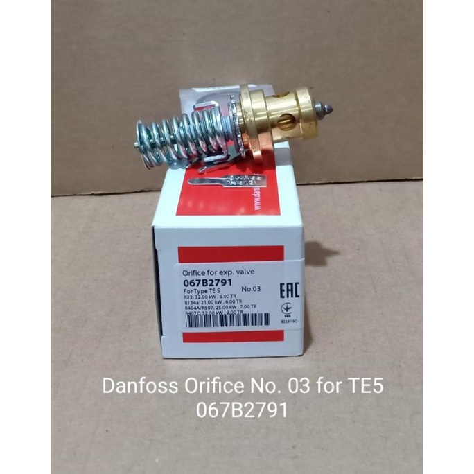 Jual DANFOSS ORIFICE NO 3 FOR EXPANSION VALVE TE5 (067B2791) Shopee