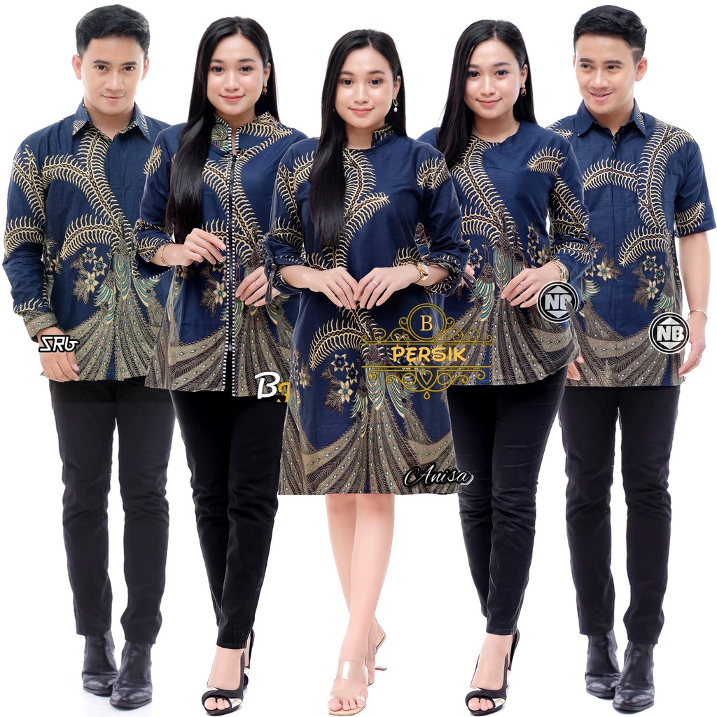 Jual Maura Couple - Sania Ruffle Batik Couple Ori Ndoro Jowi DNT ...