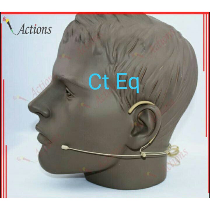 Jual Mic lidi mic headset skin tone mic wireless condensor Shopee