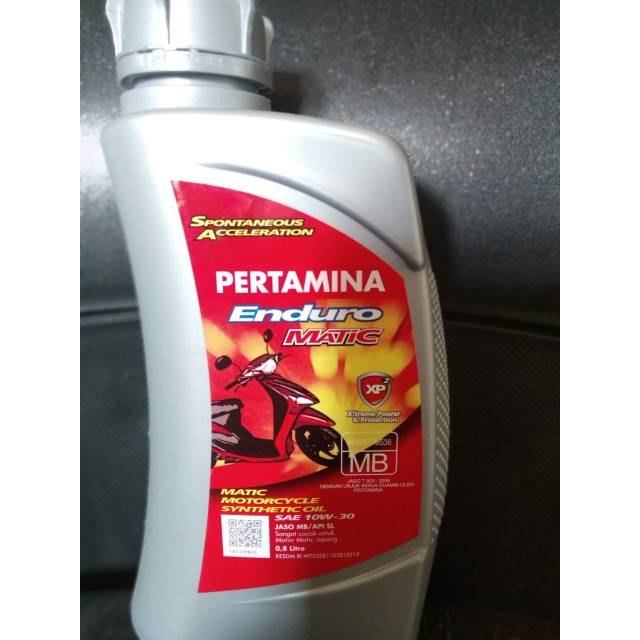 Jual Oli Enduro Matic Pertamina Isi 800ML | Shopee Indonesia