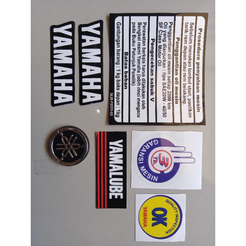 Jual sticker perhatian warning detail yamaha mio | Shopee Indonesia