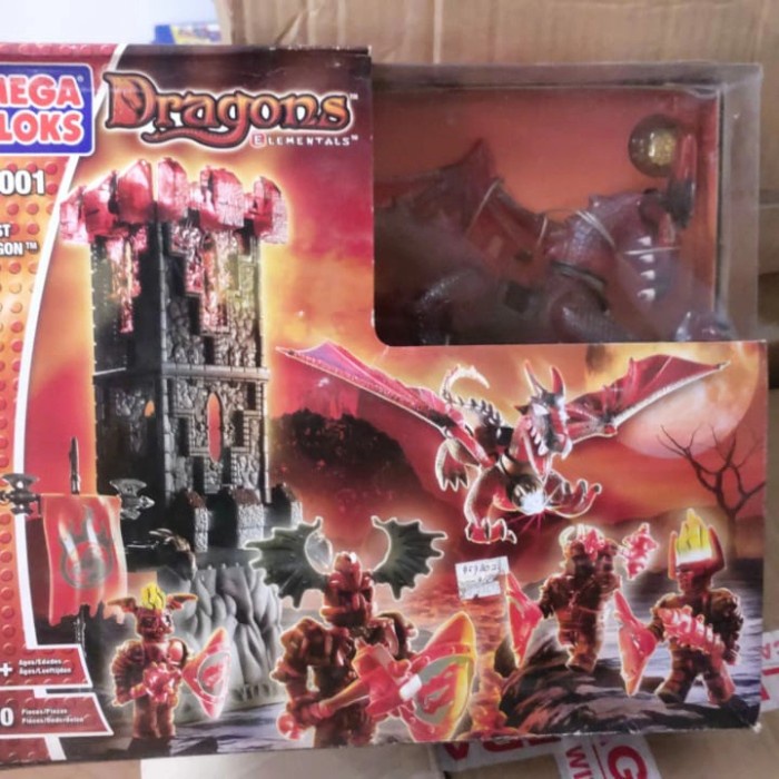 Collection Mega Bloks Dragons - Ensemble Complet Et Étendu - Vintage