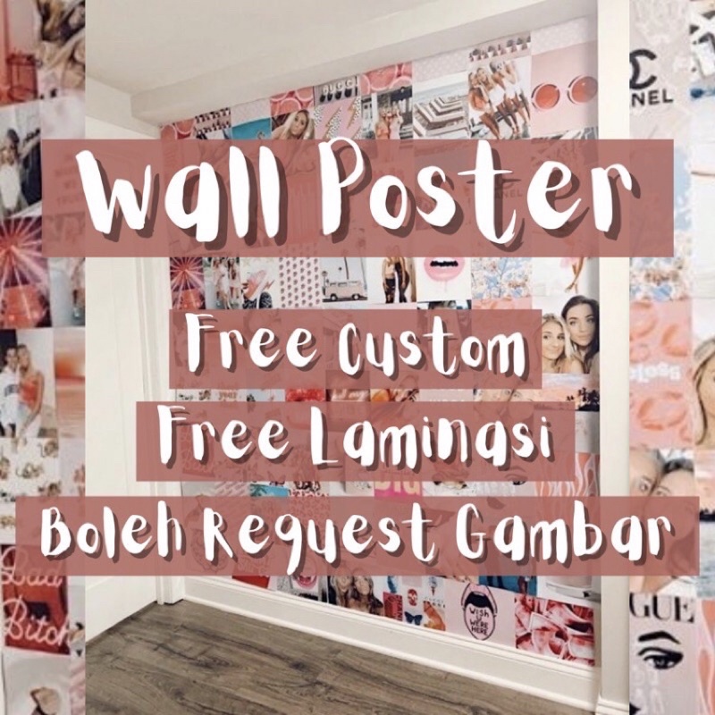 Jual Poster Custom/ Poster Dinding Aesthetic/ Poster Band/ Poster Kpop ...