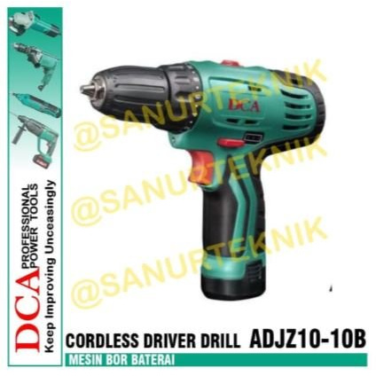 Jual Mesin Bor Obeng Baterai Atau Cordless Driver Drill Dca Adjz B