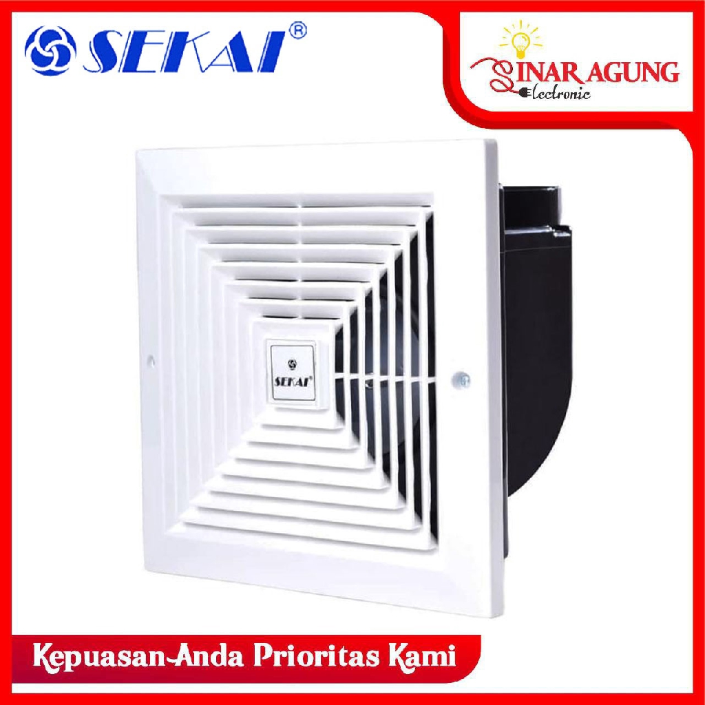 Jual Ceiling Exhaust Fan Kipas Ventilasi Plafon Heksos Sekai Mvf Mvf Inch