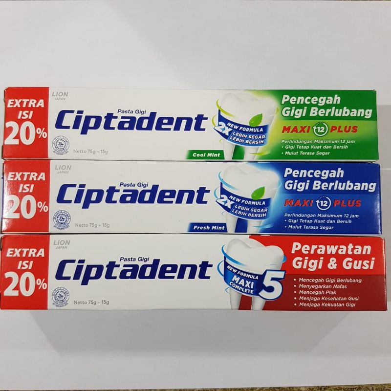 Jual Ciptadent Pasta Gigi 75gr/Pasta Gigi/Perawatan Gigi/Perlindungan