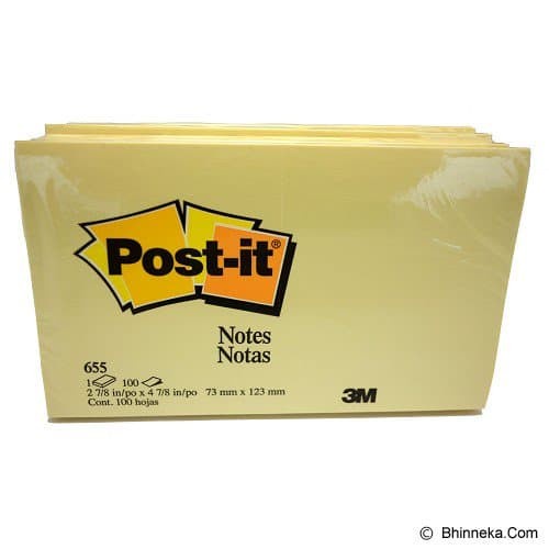 Jual Post It / Sticky Notes 3M 655 Kuning | Shopee Indonesia