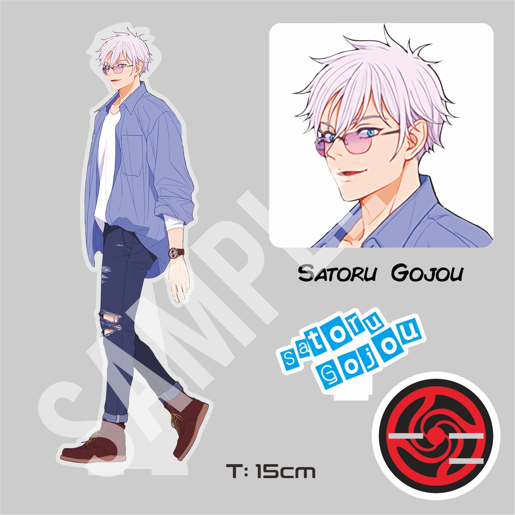 Jual Jujutsu Kaisen Satoru Gojo Casual Pack Standee Akrilik | Shopee ...