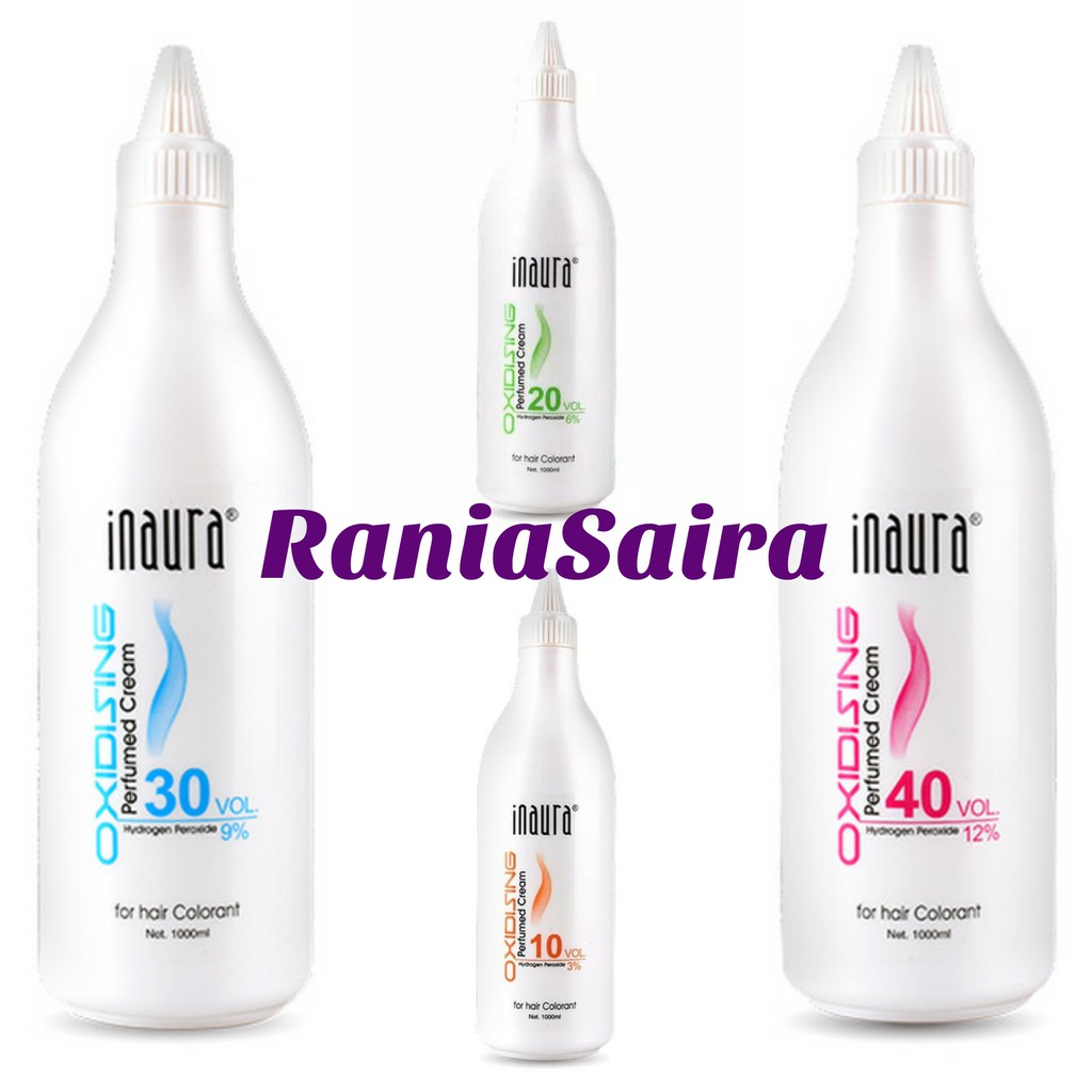 Jual INAURA Oxidising Perfumed Cream 1000ml Oxydant Peroxide Developer ...