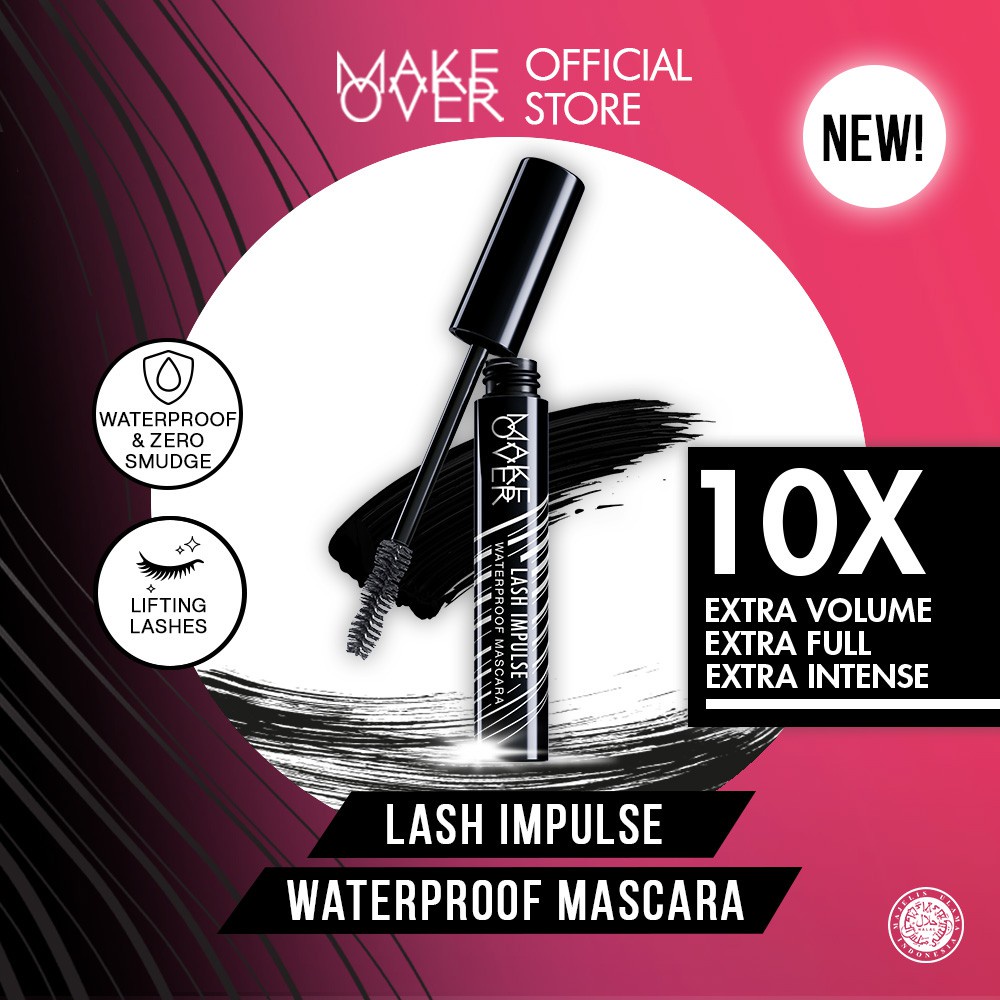 Jual MAKE OVER Lash Impulse Mascara - Maskara waterproof volume efek ...
