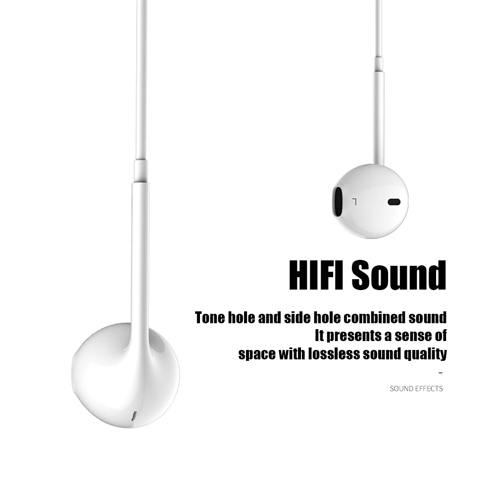 Headset Gaming hedset OWIRE Earphone iPhone Bass In-ear 3.5mm dengan Mikrofon tablet Android VIVO